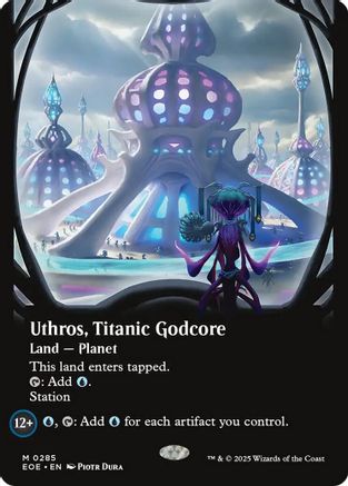 Uthros, Titanic Godcore (Borderless) (EOE-285) - Edge of Eternities Foil-1