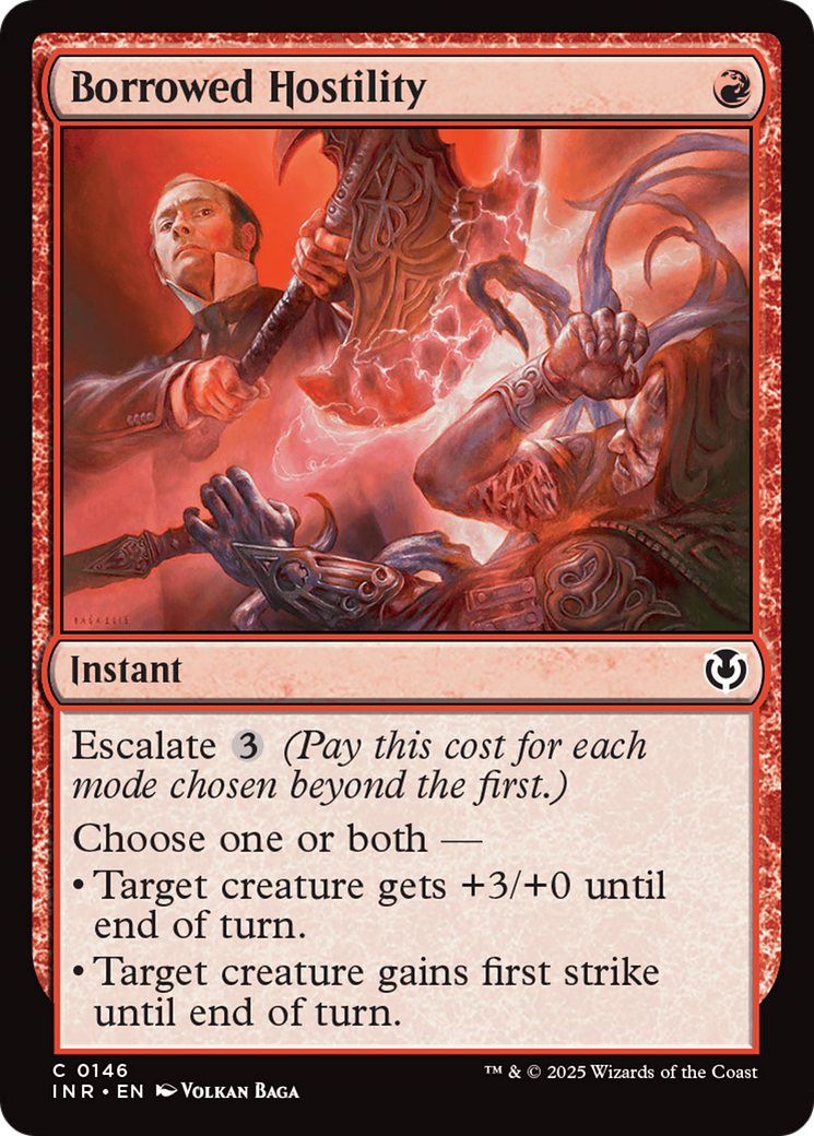 Borrowed Hostility [Innistrad Remastered]-1