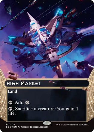 High Market (0108) (Borderless) (Galaxy Foil) [Edge of Eternities: Stellar Sights]-1