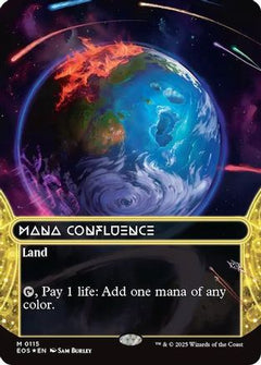 Mana Confluence (0115) (Borderless) (Galaxy Foil) [Edge of Eternities: Stellar Sights]-1