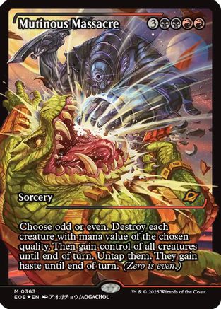Mutinous Massacre (Showcase) [Edge of Eternities]