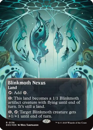 Blinkmoth Nexus (0138) (Borderless) (Galaxy Foil) [Edge of Eternities: Stellar Sights]-1