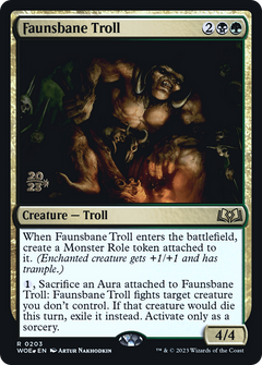 Faunsbane Troll [Wilds of Eldraine Prerelease Promos]-1
