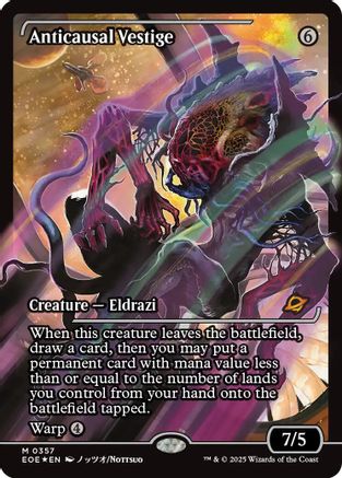Anticausal Vestige (Showcase) (Japanese) [Edge of Eternities]-1