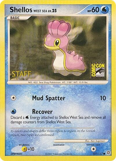 Shellos West Sea (107/132) (SDCC 2007 Staff) [Miscellaneous Cards]-1