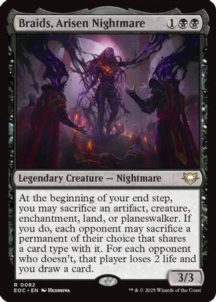 Braids, Arisen Nightmare [Edge of Eternities Commander]-1