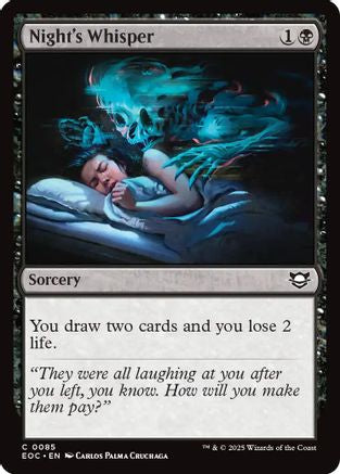 Night's Whisper [Edge of Eternities Commander]-1