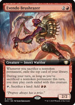 Evendo Brushrazer (Extended Art) [Edge of Eternities Commander]-1