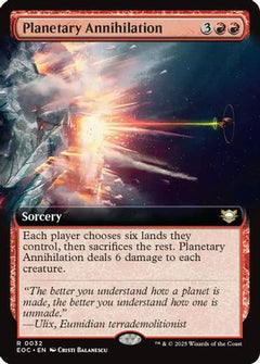 Planetary Annihilation (Extended Art) [Edge of Eternities Commander]-1