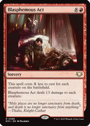 Blasphemous Act [Edge of Eternities Commander]-1