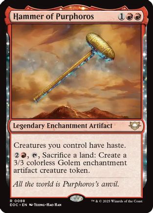 Hammer of Purphoros [Edge of Eternities Commander]-1
