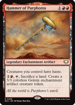 Hammer of Purphoros [Edge of Eternities Commander]-1