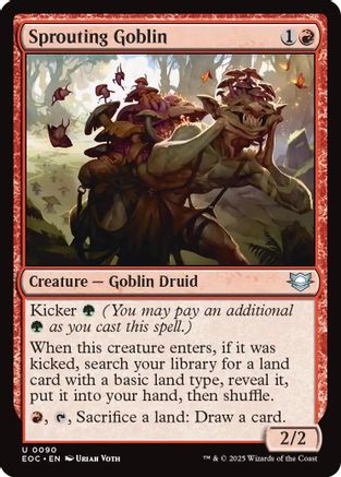 Sprouting Goblin [Edge of Eternities Commander]-1