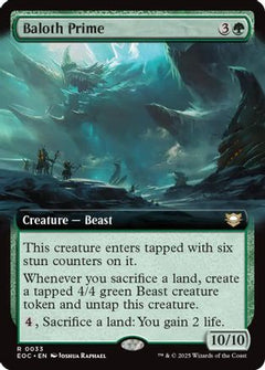 Baloth Prime (Extended Art) [Edge of Eternities Commander]-1