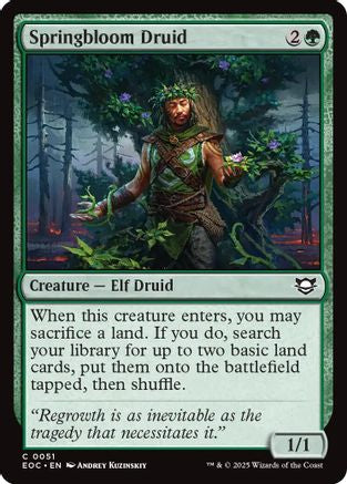 Springbloom Druid [Edge of Eternities Commander]-1