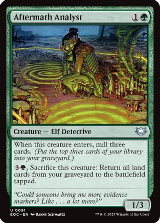 Aftermath Analyst [Edge of Eternities Commander]-1