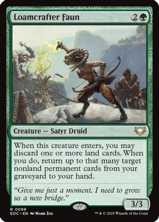 Loamcrafter Faun [Edge of Eternities Commander]-1