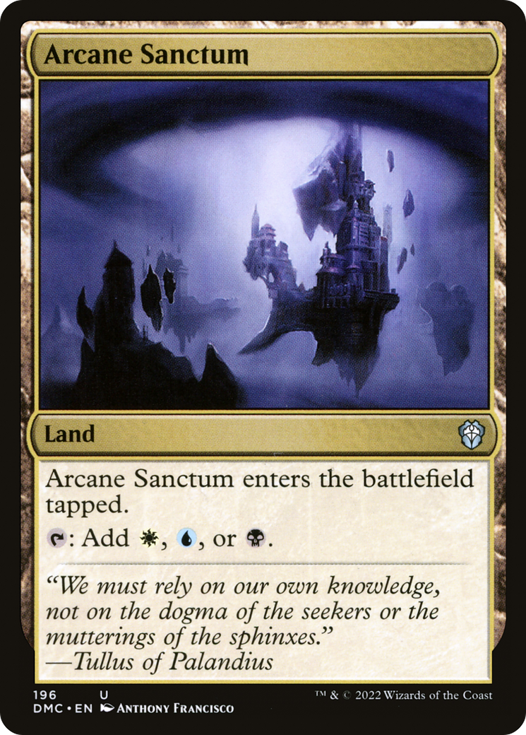 Arcane Sanctum [Dominaria United Commander]-1