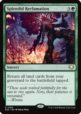 Splendid Reclamation [Edge of Eternities Commander]-1
