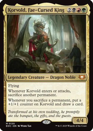 Korvold, Fae-Cursed King [Edge of Eternities Commander]-1
