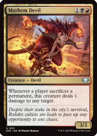 Mayhem Devil [Edge of Eternities Commander]-1