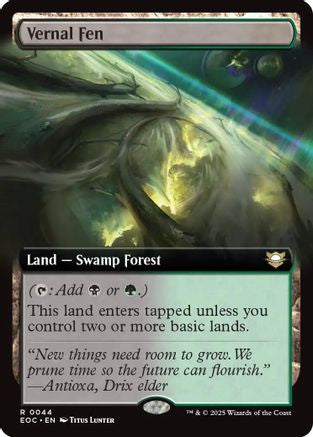 Vernal Fen (Extended Art) (EOC-044) - Commander: Edge of Eternities-1