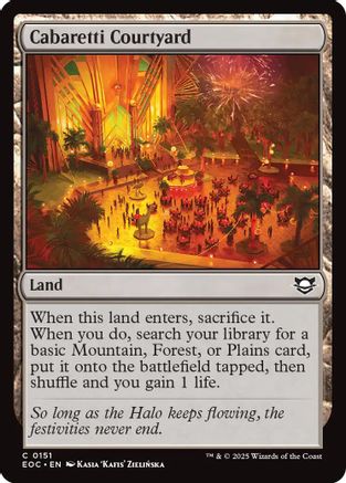 Cabaretti Courtyard [Edge of Eternities Commander]-1
