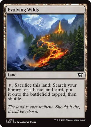 Evolving Wilds [Edge of Eternities Commander]-1