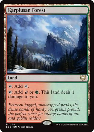 Karplusan Forest [Edge of Eternities Commander]-1
