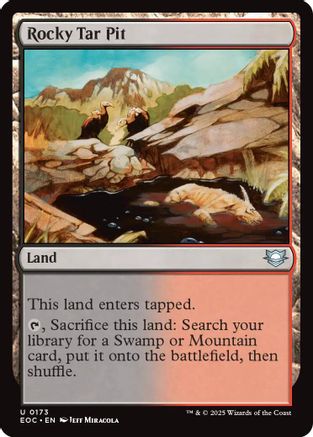 Rocky Tar Pit [Edge of Eternities Commander]-1