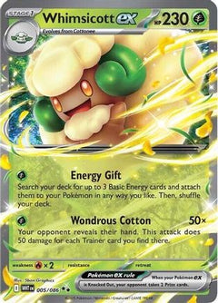 Whimsicott ex (005/086) [Scarlet & Violet: White Flare]-1