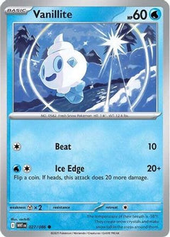 Vanillite (027/086) [Scarlet & Violet: White Flare]-1
