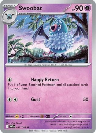 Swoobat (037/086) [Scarlet & Violet: White Flare]-1