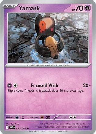 Yamask (039/086) [Scarlet & Violet: White Flare]-1