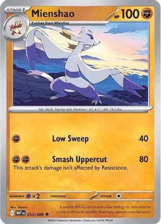Mienshao (053/086) [Scarlet & Violet: White Flare]-1
