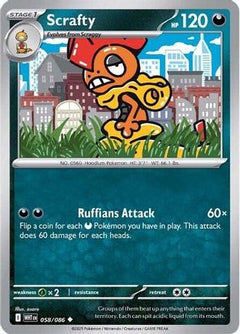 Scrafty (058/086) [Scarlet & Violet: White Flare]-1
