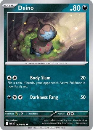 Deino (065/086) [Scarlet & Violet: White Flare]-1
