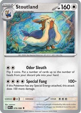 Stoutland (076/086) [Scarlet & Violet: White Flare]-1