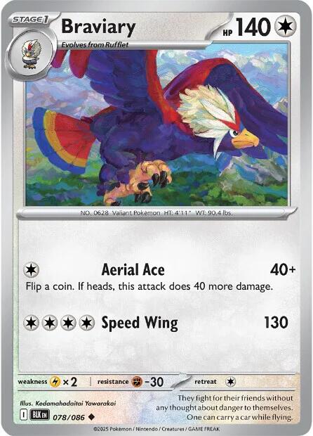 Braviary (078/086) [Scarlet & Violet: Black Bolt]-1
