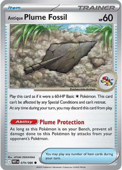 Antique Plume Fossil (079/086) [Scarlet & Violet: White Flare]-1