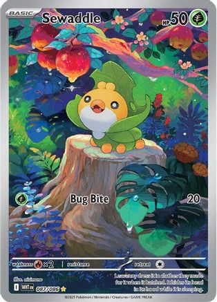 Sewaddle (087/086) [Scarlet & Violet: White Flare]-1