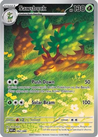 Sawsbuck (092/086) [Scarlet & Violet: White Flare]-1