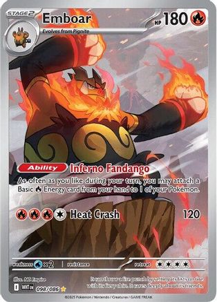 Emboar (098/086) [Scarlet & Violet: White Flare]-1