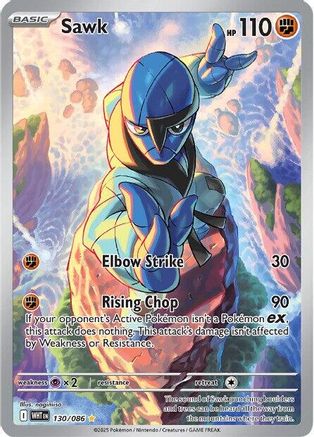 Sawk (130/086) [Scarlet & Violet: White Flare]-1