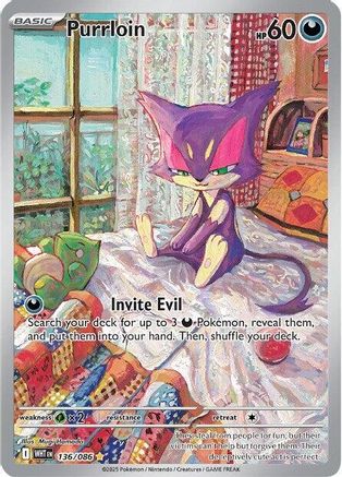 Purrloin (136/086) [Scarlet & Violet: White Flare]-1