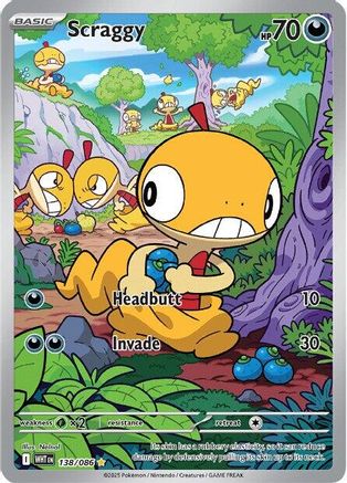 Scraggy (138/086) [Scarlet & Violet: White Flare]-1