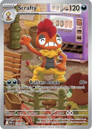 Scrafty (139/086) [Scarlet & Violet: White Flare]-1