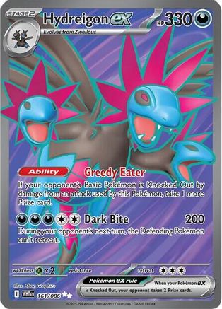 Hydreigon ex (161/086) [Scarlet & Violet: White Flare]-1