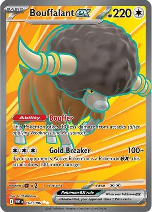 Bouffalant ex (162/086) [Scarlet & Violet: White Flare]-1