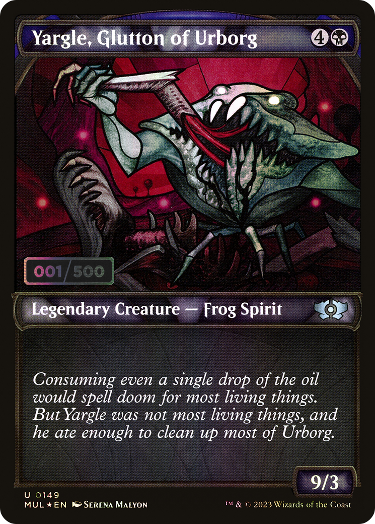 Yargle, Glutton of Urborg (Serial Numbered) (MUL-149) - Multiverse Legends: (Showcase) Foil-1